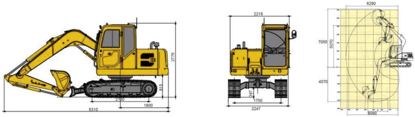 HYTEC F80 PRO Kompaktbagger